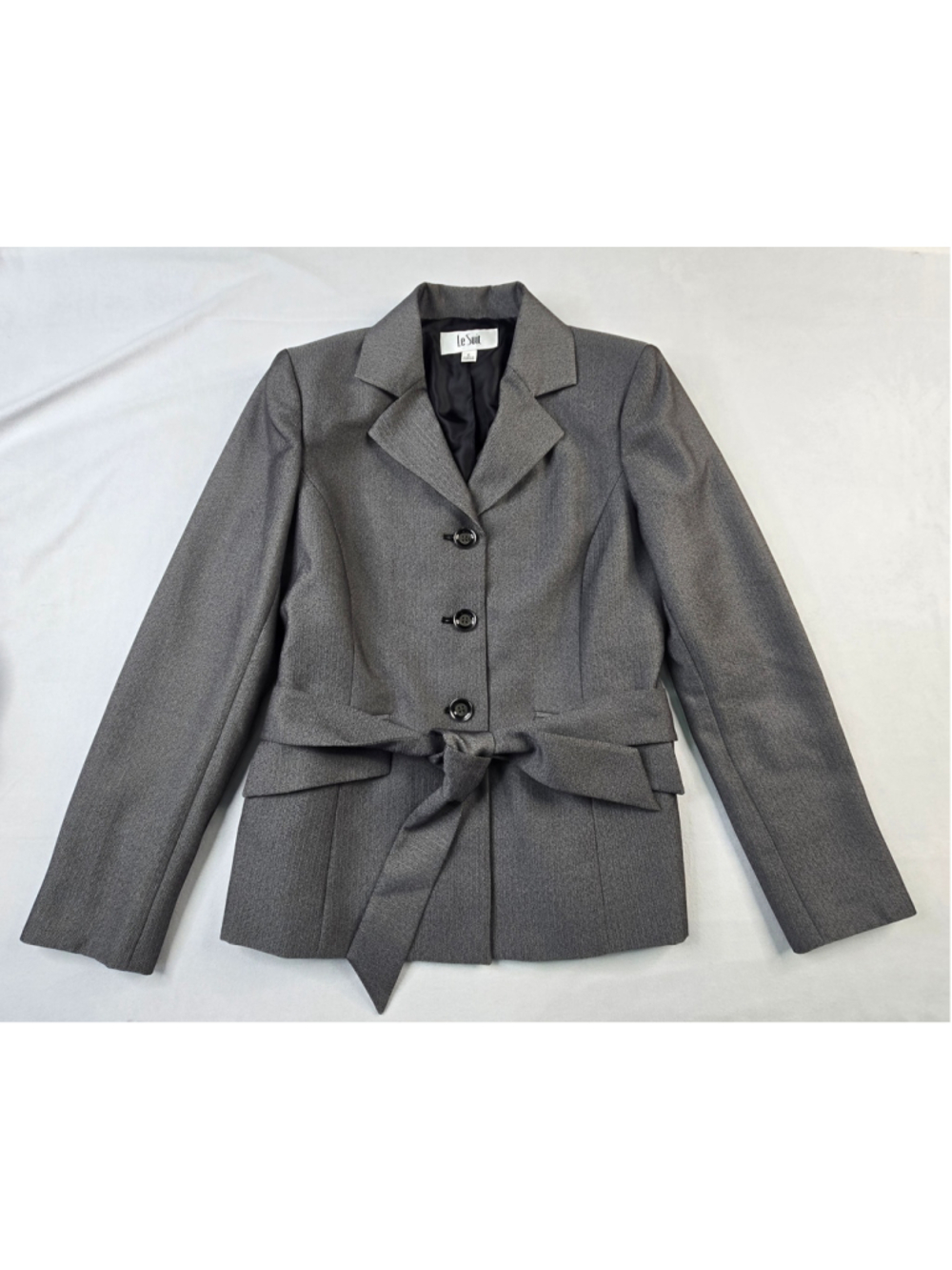 Le Suit | Women | Gray | 2 PC | Pantsuit | Size 6